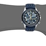 Citizen Men’s Eco-Drive Blue Angels World Chronograph Atomic Timekeeping Watch with Day/Date, AT8020-03L