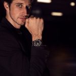 Armand Nicolet Men’s Diver Automatic Watch Black with Rubber Bracelet JS9 A480AGN-NR-GG4710N