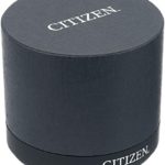 Citizen Men’s Eco-Drive Stainless Steel Quartz Leather Calfskin Strap, Black Casual Watch (Model: BM8471-01E)