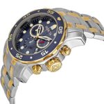Invicta Men’s 0077 Pro Diver Chronograph Blue Dial Watch