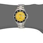CROTON Men’s Quartz Watch with Stainless-Steel Strap, Two Tone, 20.3 (Model: CA301295BKYL)