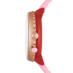 Kate Spade New York Women’s Gen 4 Scallop Sport HR Heart Rate Silicone Touchscreen Smart Watch, Color: Pink (Model: KST2015)