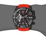 Invicta Men’s Pro Diver Stainless Steel Quartz Watch with Silicone Strap, red, 25 (Model: 22810)