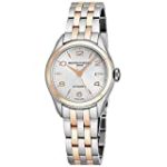 Baume & Mercier Clifton Womens Two Tone Automatic Watch – 30mm Analog Silver Face Swiss Luxury Dress Watch For Women 10152