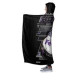 FGHFGHF Denny Hamlin Wearable Blanket Fleece Hooded Robe Cloak Throw Quilt Poncho Microfiber Plush Warm Wrap for Watch Tv Sofa Lounge Bed Napping 80″X60″