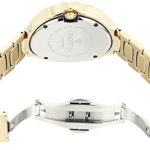 CROTON Women’s Quartz Watch with Stainless-Steel Strap, Gold, 16 (Model: CN207566YLMP)