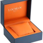 LOCMAN Analog Quartz Watch with Stainless Steel Strap, Clear, 19.6 (Model: 4580579742953)