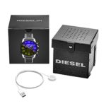 Diesel On Men’s Gen 4 Full Guard 2.5 HR Heart Rate Nylon Touchscreen Smart Watch, Color: Multicolor (Model: DZT2012)