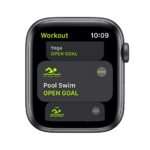 New Apple Watch SE (GPS, 44mm) – Space Gray Aluminum Case with Black Sport Band