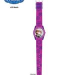 Disney’s Frozen Kids’ Digital Watch with Elsa and Anna on the Dial, Purple Casing, Comfortable Pink Strap, Easy to Buckle, Safe for Children – Model: FZN3598