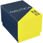 Nautica N83 Men’s NAPABS904 Accra Beach Blue/Silver Fabric Slip-Thru Strap Watch