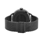 Welder Moody Stainless Steel Black Mesh 3 Hand Watch with Date 38mm