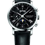 Louis Erard Excellence Collection Swiss Automatic Black Dial Men’s Watch 80231AA02.BDC51