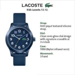 Lacoste Kids’ TR90 Quartz Watch with Rubber Strap, Blue, 14 (Model: 2030002)