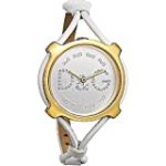 D&G Dolce & Gabbana Women’s DW0842 Lisbon Gold Case Silver Dial Spaghetti Strap Watch