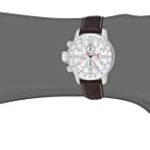 Invicta Men’s 2771 “Force Collection” Stainless Steel Left-Handed Watch with Brown Leather Band
