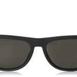 BOSS by Hugo Boss Men’s 0983/S Polarized Square Sunglasses, Matte Black, 56 mm