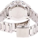 Seiko Men’s 44mm Steel Bracelet & Case Hardlex Crystal Quartz Blue Dial Analog Watch SSB259P1