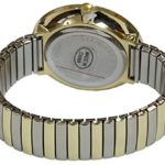 Super Large Face Easy to Read Two-Tone Stretch Band Watch