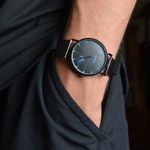 Geneva Luxury Watches for Men. One of The Finest Men’s Watches, Quartz Watch with Stainless Steel Band. One of The Perfect Gifts for Men. Premium Leather Watch Case Included