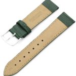 Hadley-Roma 18mm ‘Women’s’ Leather Watch Strap, Color:Green (Model: LSL725RJ 180)