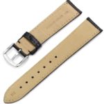 Hadley-Roma 15mm ‘Women’s’ Leather Watch Strap, Color:Black (Model: LSL715RA 150)