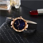 Bokeley Wrist Watches for Women Fashion Women Leather Casual Watch Luxury Analog Quartz Crystal Wri stwatch (D)