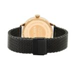 Welder Moody Stainless Steel Gunmetal Mesh 3 Hand Rose Gold-Tone Watch with Date 38mm