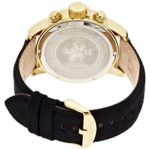 Invicta Men’s I Force 46mm Quartz 14k Gold Plated Watch with Black Canvas Band Watch, Black (Model: 1515)