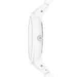 Kate Spade New York Women’s Morningside Quartz Silicone Three-Hand Sports Watch, Color: White Silicone (Model: KSW1608)