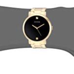 GUESS Men’s Analog Quartz Watch with Stainless Steel Strap, Gold, 21.8 (Model: U1315G2)
