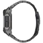 NIXON Regulus SS A1268 – Gunmetal – 100m Water Resistant Men’s Digital Sport Watch (46mm Watch Face, 29mm-24mm Stainless Steel Band)