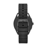 Emporio Armani Men’s Touch-Screen Smartwatch with Rubber Strap, Black, 20 (Model: ART5017)