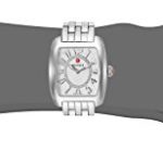 MICHELE Women’s Urban Mini Swiss-Quartz Watch with Stainless-Steel Strap, Silver, 16 (Model: MWW02A000585)