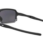 Oakley Men’s OO9266 Triggerman Rectangular Sunglasses, Matte Black/Black Iridium, 59 mm