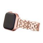 Kate Spade New York Women’s Stainless Steel Apple Watch Band Strap 38mm 40mm Color: Rose Gold (Model: KSS0067)