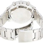 Seiko Men’s 42mm Steel Bracelet & Case Hardlex Crystal Quartz Black Dial Analog Watch SSB313P1