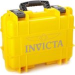 New Invicta 8 Eight Slot Impact Yellow Dive Collector Box Case Dc8yel