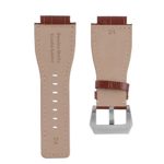 24mm Leather Watch Strap Band Compatible with (42mm/46mm) Bell & Ross Br-01-Br-03 Watch Tan