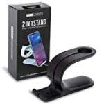 2-in-1 Stand for Apple Watch & Smartphone. Watch & Phone NOT Included.