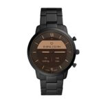 Fossil Men’s Neutra Stainless Steel Hybrid HR Smartwatch, Color: Black (Model: FTW7027)