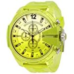 Diesel Mega Chief Chronograph Yellow Polyurethane Watch
