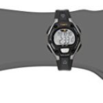Timex Women’s Ironman 30-Lap Digital Quartz Mid-Size Watch, Black/Gray – T5E961