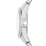 DKNY Women’s Nolita Quartz Stainless Steel Three-Hand Watch, Color: Silver Glitz (Model: NY2901)