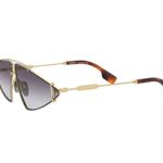 Burberry BE3111 10178G Gold BE3111 Rectangle Sunglasses Lens Category 3 Size 68