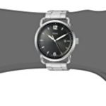 Fossil Men’s ‘The Commuter’ Quartz Stainless Steel Casual Watch, Color:Black/silvertoned (Model: FS5391)