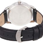 Timex Men’s TW2P75600 Easy Reader 38mm Black/Silver-Tone/White Leather Strap Watch