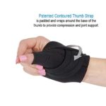 Comfort Cool Thumb CMC Restriction Splint. Patented Thumb Brace Provides Support and Compression. Helps with Arthritis, Tendinitis, Surgery, Dislocations, Sprains, Repetitive Use. Left Large.