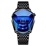 Flykee Quartz Watch,Diamond Style Quartz Watch for Men & Women Water Resistant to 30m