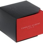 Charles-Hubert, Paris Women’s 6963-G Premium Collection Analog Display Japanese Quartz Black Watch